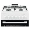 Electrolux LKK560011W Kombinált tűzhely, 4 zónás gáz főzőlap, 58liter elektromos sütő, SteamBake, szikragyújtás, fehér