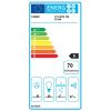 Faber FLEXA NG GLASS BK A60 Beépíthető Páraelszívó