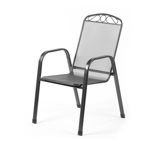 Fieldmann FDZN5305 kerti szék, fém, max.120kg, 56 x69 x93cm, antracit