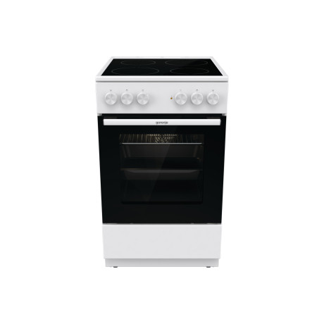 Gorenje GEC5A41WG kerámialapos tűzhely, 50cm, 62literes sütő, 8.6kW, fehér
