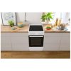 Gorenje GEC5A41WG kerámialapos tűzhely, 50cm, 62literes sütő, 8.6kW, fehér