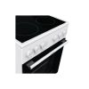 Gorenje GEC5A41WG kerámialapos tűzhely, 50cm, 62literes sütő, 8.6kW, fehér