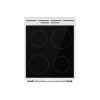 Gorenje GEC5A41WG kerámialapos tűzhely, 50cm, 62literes sütő, 8.6kW, fehér