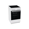 Gorenje GEC5A41WG kerámialapos tűzhely, 50cm, 62literes sütő, 8.6kW, fehér