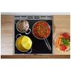Gorenje GEC5C41SG kerámialapos tűzhely, 50cm, 70literes sütő, légkeverés, grill, 8.6kW, 300°C, inox
