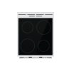 Gorenje GEC5C42WG kerámialapos tűzhely, 50cm, 70literes sütő, 8,6kW, fehér