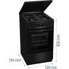 Gorenje MEKS5141BM Kombinált Tűzhely