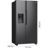 Gorenje NRR9185ESBXL Side By Side Hűtő