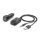 Hama 14167 Autós Bluetooth kihangosító szett, BT 5.1, 3,5mm jack, szivargyújtós töltő, fekete