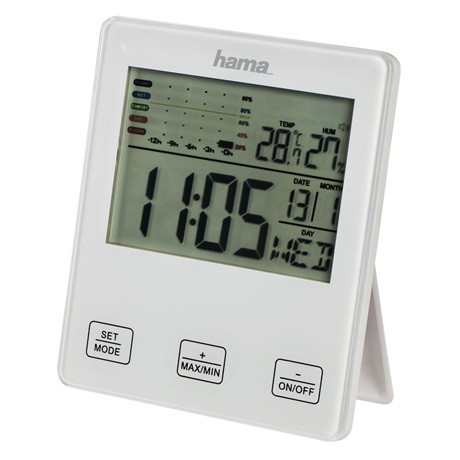 Hama TH-10 hő- és páratartalom mérő, penészedés jelzéssel (00176967)