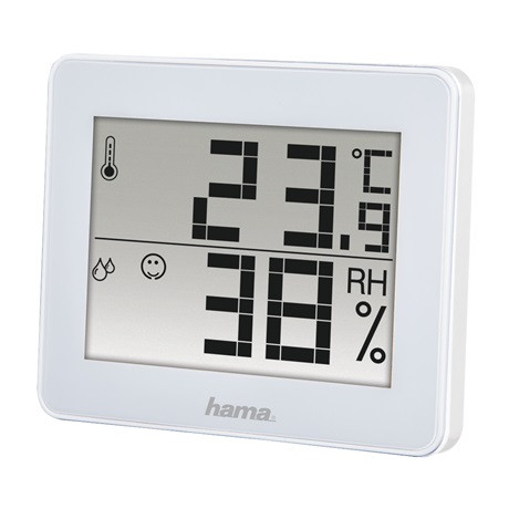 Hama 00186360 Hő És Páratartalom Mérő "th-130", Fehér