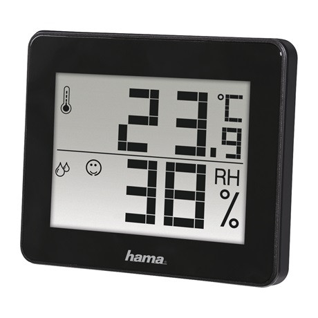 Hama 00186361 Hő És Páratartalom Mérő "th-130", Fekete