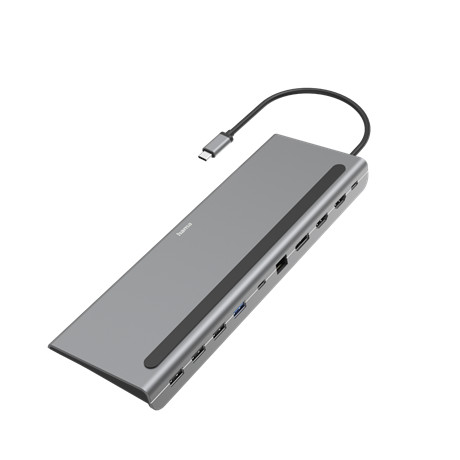 Hama 00200100 Usb Type-c 10 In 1 Dokkoló Adapter