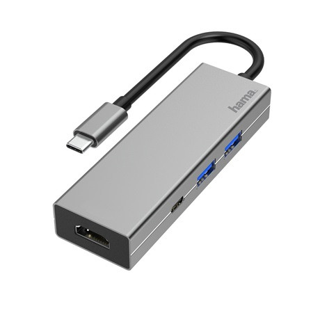 Hama 00200107 Usb 3.1 Type-c Hub (2 Usb, 1 Usb Type-c) +hdmi