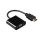 Hama 00200343 Hdmi Vga Adapter, Új