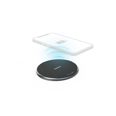 Hama 00201683 Vezeték Nélküli Töltő "qi-fc10", 10w, Fekete