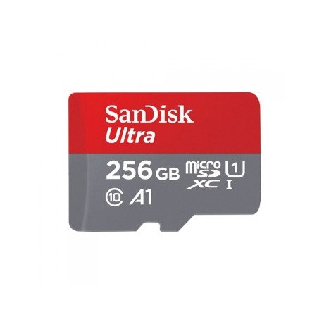 SanDisk 00215423 MicroSD Ultra Android memóriakártya, 256GB, A1, Class10, 150 MB/s, UHS-I