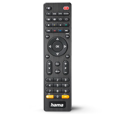 Hama 00221052 Univerzális Távirányító 4in1, Fekete