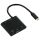 Hama 135729 4in1 Usb-c Multiport Adapter (2x Usb 3.1, Hdmi, Usb-c)