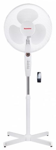 Hausmeister HM8503D álló ventilátor, 40Watt, 40cm, állítható magasság, 3sebesség, távirányító