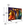 Hisense 50A6N 4K UHD Smart LED televízió, 300cd/m2, 60Hz, 5000:1, 50" (127 cm)