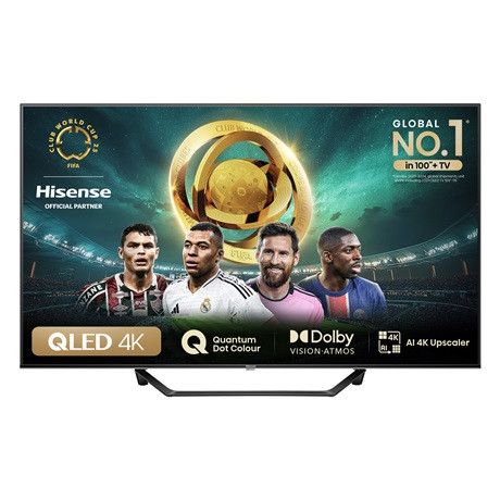 Hisense 50A7NQ 4K UHD Smart QLED televízió, 350cd/m2, 60Hz, 4000:1, 50" (127 cm)