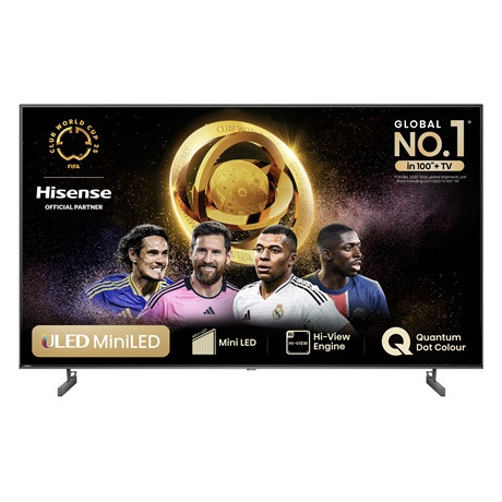 Hisense 75U6NQ 4K UHD Smart ULED Mini LED televízió, 500cd/m2, 60Hz, 2500:1, 8ms, 75" (189cm)