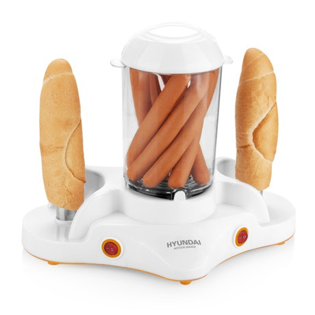 Hyundai HDM120 Hot-Dog készítő, 380Watt, két kifli melegítő, tojásfőző