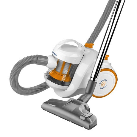 Hyundai VC009 pozsák nélküli porszívó, 700 W, 1,5 literes tartály, 80 dB, fehér