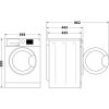 Indesit MTWSE 61294 WK EE Elöltöltős Mosógép, Keskeny
