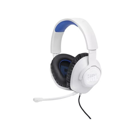 JBL QUANTUM 100 FEHÉR/KÉK Gamer Fejhallgató