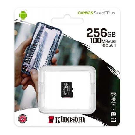 Kingston Sdcs2/256gbsp MicroSDXC Memóriakártya, 256 Gb