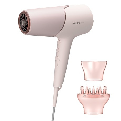Philips BHD530/00 Series 5000 hajszárító, 2300Watt, ionos, 3hőfok, 2sebesség, akár 110km/h, diffuzor, barack