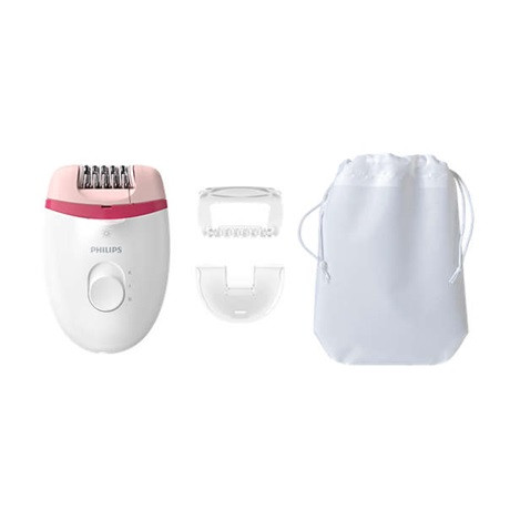 Philips BRE255/00 Satinelle Essential epilátor, vezetékes, kompakt méret, 2sebesség, 3 kiegészítő