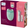 Philips BRP529/00 Satinelle Essential epilátor és mini epilátor szett, kompakt méret, 2sebesség, fehér
