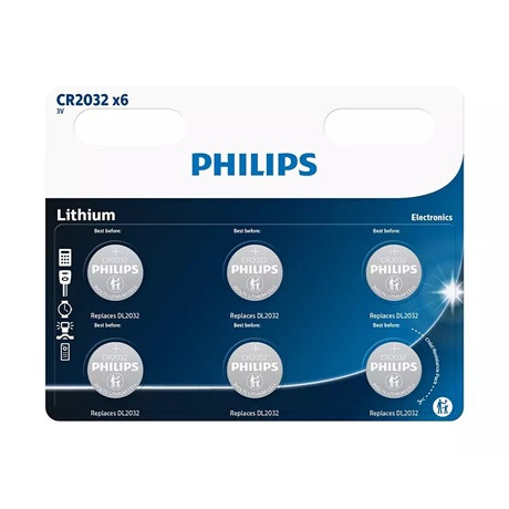 Philips CR2032P6/01B Gombelem