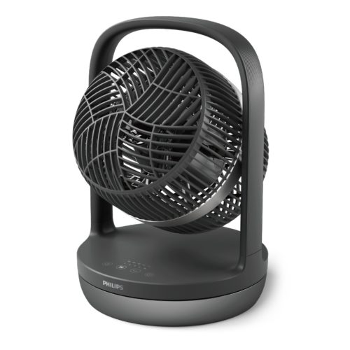 Philips CX3050/01 Series 3000 asztali ventilátor, 22cm, 27Watt, 738 m3/h, max. 40dB, 3sebesség, 2 mód, időzítő, fekete
