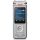 Philips DVT4115 diktafon, 8GB, bővíthető memória, 3 db mikrofon, Wi-Fi, mobil alkalmazás, 1000mAh akku, Sembly, ezüst