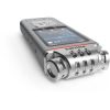 Philips DVT4115 diktafon, 8GB, bővíthető memória, 3 db mikrofon, Wi-Fi, mobil alkalmazás, 1000mAh akku, Sembly, ezüst