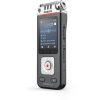 Philips DVT6115 diktafon, 8GB, bővíthető memória, HD felvétel, 3 db mikrofon, Wi-Fi, mobil alkalmazás, akkumulátoros, Sembly, szürke