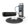 Philips DVT8115 diktafon, 8GB, bővíthető memória, 360° felvétel, 3 db mikrofon, Wi-Fi, mobil alkalmazás, akkumulátoros, Sembly, antracit