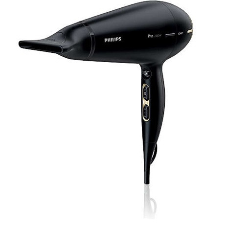 Philips HPS920/00 Prestige Pro hajszárító, 2300Watt, Hat sebesség- és hőmérséklet, hideg levegő, ionos ápolás, diffúzor, akár 170km/h, fekete -arany