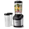 Philips HR3760/10 Series 7000 turmixgép, 1500Watt, max.2liter, 12sebesség, üveg tál, fém ház, 2db ivópohár, fekete -inox