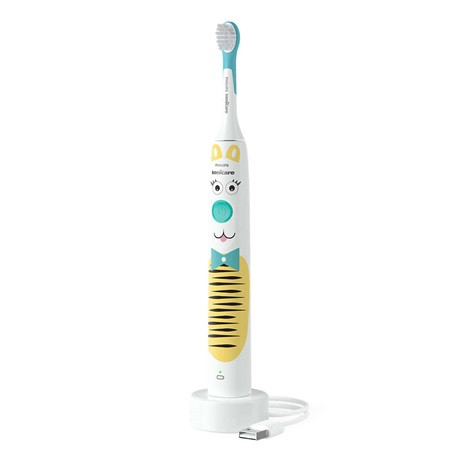 Philips HX3601/01 Sonicare For Kids Design a Pet Edition elektromos gyerek fogkefe, 2 intenzitás, fehér