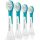 Philips HX6034/33 Sonicare For Kids gyerek fogkefefej, közepes (4db/csomag)