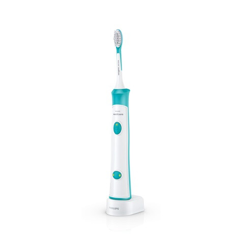 Philips HX6322/04 Sonicare For Kids elektromos gyerek fogkefe, Bluetooth, 2 mód, 62000 rezgés/perc, KidTimer, Quadpacer, kék