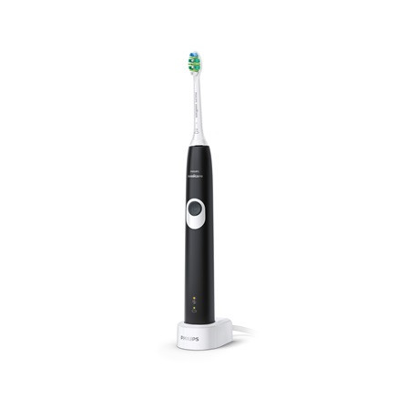 Philips HX6800/63 Sonicare ProtectiveClean 4300 elektromos fogkefe, 2 intenzitás, 62000 rezgés/perc, BrushSync, utazó tok, fekete