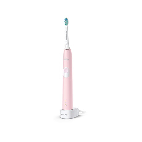 Philips HX6806/04 Sonicare ProtectiveClean 4300 elektromos fogkefe, 2 intenzitás, 62000 rezgés/perc, BrushSync, pasztellrózsaszín