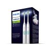 Philips HX6807/35 Sonicare ProtectiveClean 4300 elektromos fogkefe, 2 intenzitás, 62000 rezgés/perc, BrushSync, utazó tok, fehér -mentazöld (2db /csomag)