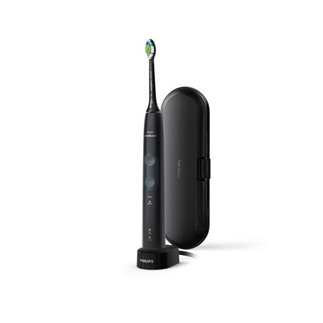 Philips HX6830/53 Sonicare ProtectiveClean 4500 elektromos fogkefe, 2 mód, 62000 rezgés/perc, BrushSync, utazó tok, fekete